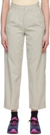 Carhartt Gray Cara Trousers In Eygd Hammer Garment