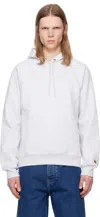 Carhartt Gray Chase Hoodie In 00jxx Ash Heather /