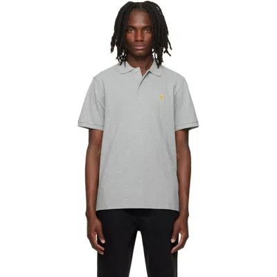 Carhartt Gray Chase Pique Polo