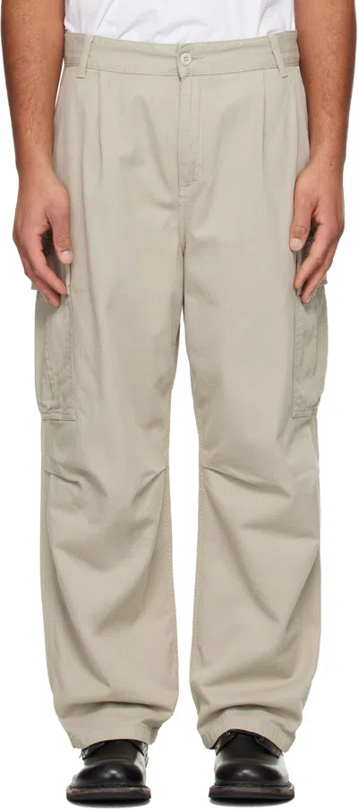 Carhartt Gray Cole Cargo Pants In Neutral