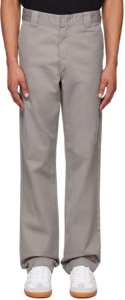 Carhartt Gray Master Trousers In 02 29k Misty Grey