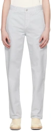 Carhartt Gray Pierce Trousers In Sonic Silver