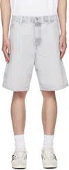 Carhartt Gray Single Knee Shorts In Gray