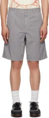Carhartt Gray Single Knee Shorts In 2lrgd Yosemite