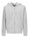 Carhartt Duster Script Zip-up Cotton Hoodie In Grey