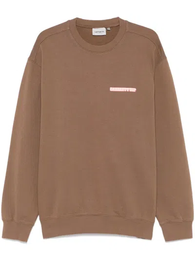 Carhartt Greatest Flicks Sweatshirt In Brown