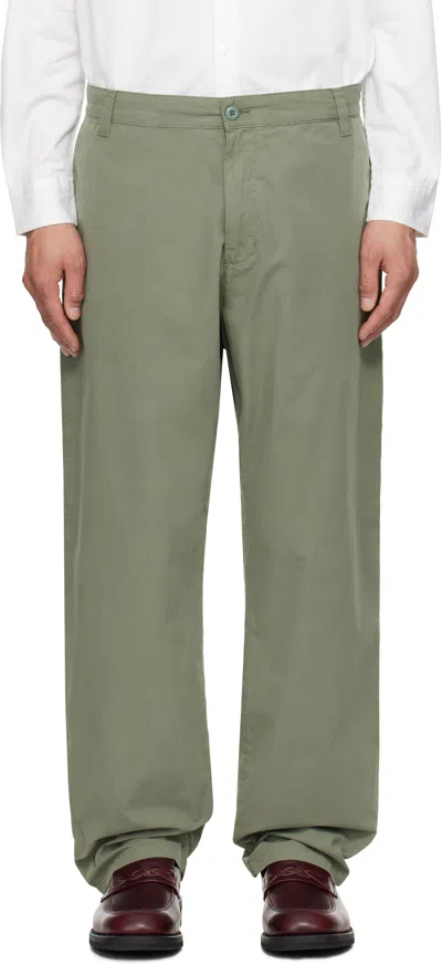 Carhartt Green Calder Trousers In 1yfgd Park