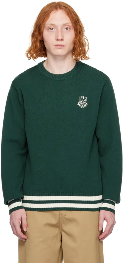Carhartt Green Cambridge Sweater In 26n Chervil / Natura