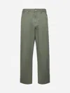 Carhartt Khaki Midland Trousers In Green