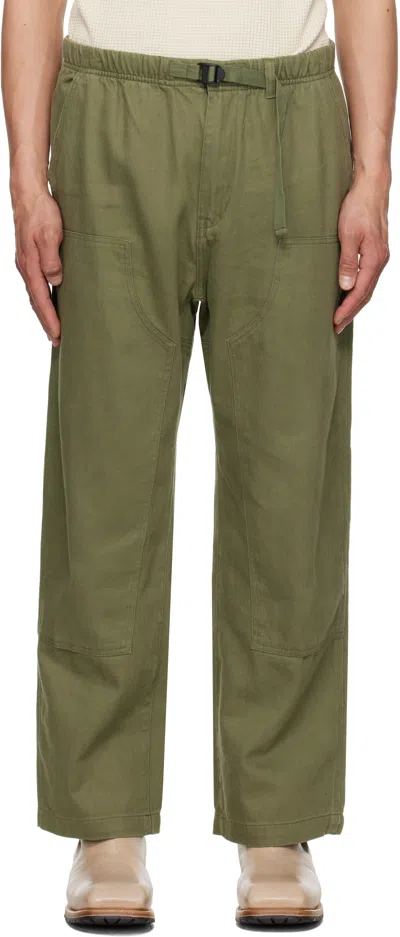 Carhartt Green Crawford Trousers In 667xx Dollar Green