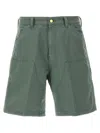 Carhartt Double Knee Bermuda And Short Green In Green