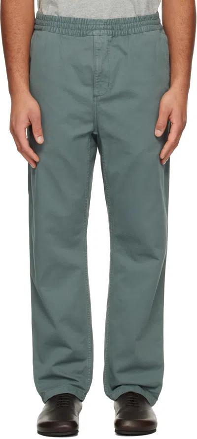 Carhartt Green Flint Trousers In Multi