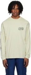 CARHARTT GREEN MIMETOLITH LONG SLEEVE T-SHIRT