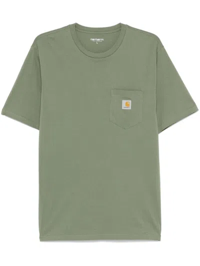 CARHARTT GREEN POCKET T-SHIRT