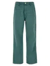 Carhartt Green Single Knee Pants In Green