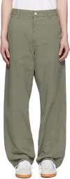 Carhartt Green Single Knee Trousers In 1yfgd Park