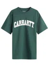 Carhartt University Cotton T-shirt In Green