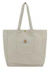 Carhartt Wip Grey Denim Bayfield Tote In Gray