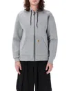 Carhartt Car-lux Logo-patch Jacket In Grey