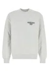 Carhartt Cotton Alumni Sweat With Ribbed Cuffs And Hem In White