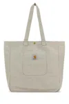 Carhartt Wip Grey Denim Bayfield Tote In Gray