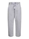 Carhartt Grey Denim Single Knee Jeans In Gray