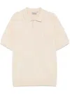 Carhartt Short Sleeve Checker Polo Fleur De Sel In Neutral