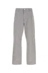 Carhartt Single Knee Pant Sonyc Silver In Cotton In Gray