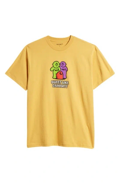 Carhartt Gummy Organic Cotton Graphic T-shirt In Sunray