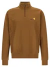 Carhartt Half Zip American Script Sweat Sweatshirt In Multi
