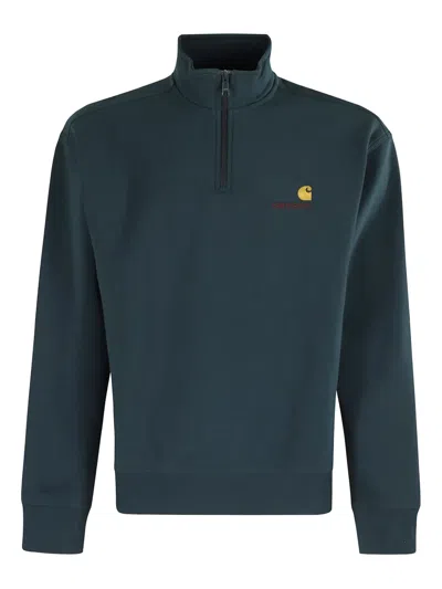 Carhartt Half-zip Sweatshirt In Green