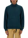 Carhartt Chase Cotton Blend Hoodie In Blue