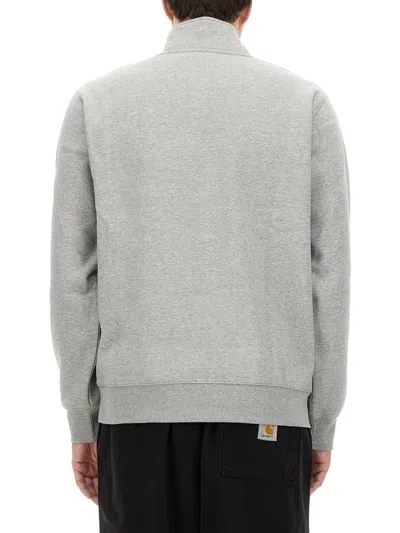 Carhartt Half Zipper Sweatshirt In Grey