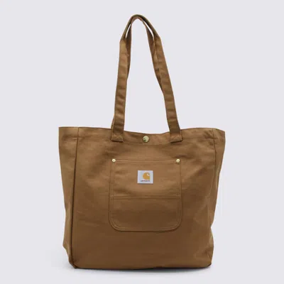 Carhartt Hamilton Brown Cotton Bay Tote Bag