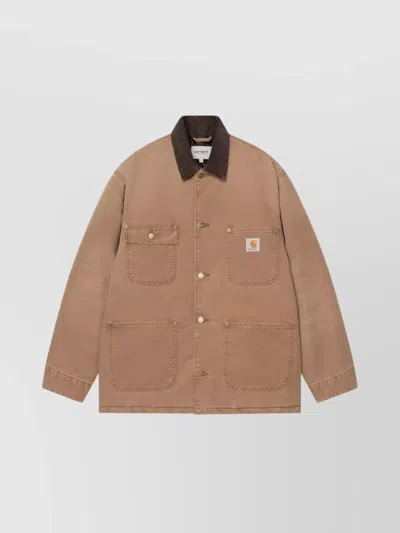 CARHARTT HAMILTON CHORE COAT CONTRAST COLLAR