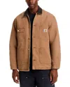 Carhartt Work In Progress Michigan Canvas Coat In Brown