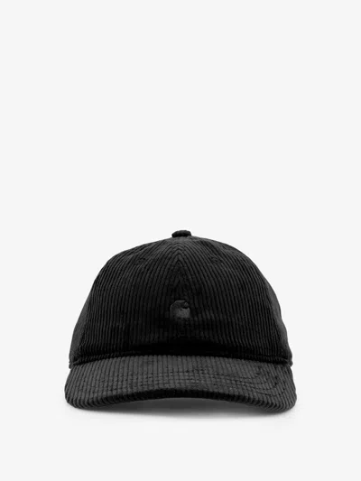 Carhartt Harlem Corduroy Cap In Black