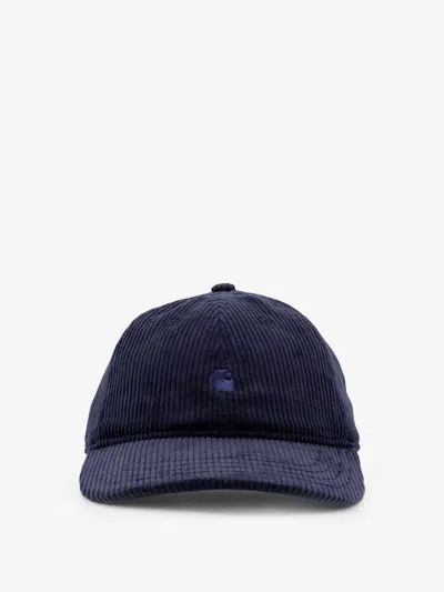 Carhartt Harlem Corduroy Cap In Blue