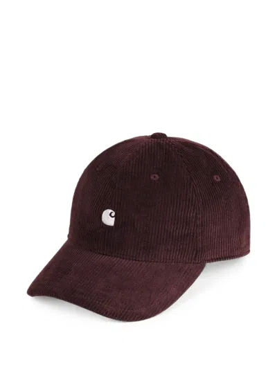 Carhartt Harlem Corduroy Cap In Red