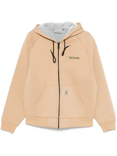 Carhartt Harttronix Car-lux Hooded Jacket In Brown