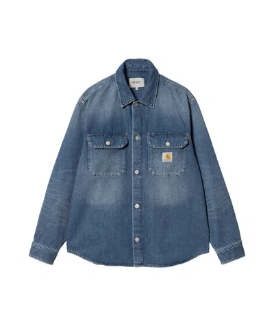 CARHARTT CARHARTT WIP HARVEY LOGO PATCH SHIRT JACKET