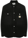 Carhartt Wip Whitsome Logo-patch Shirt Jacket In Black