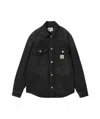 Carhartt Wip Classic Button-up Shirt Jacket In Black