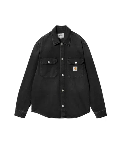 CARHARTT CARHARTT WIP HARVEY LOGO PATCH SHIRT JACKET