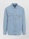 Carhartt Harvey Shirt With Long Sleeves And Pointed Collar