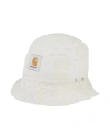 Carhartt Hat Beige Size S/m Cotton, Linen