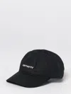 Carhartt Work In Progress Logo Script Baseball Cap In Black