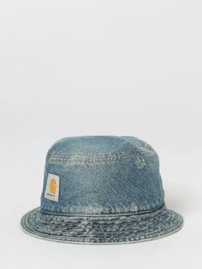 Carhartt Belmar Logo-patch Bucket Hat In Blue