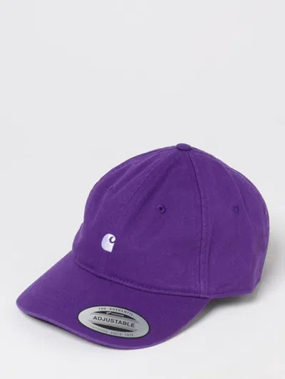 Carhartt Madison Logo-embroidered Cap In Purple