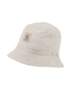 Carhartt Hat Sand Size L Cotton, Linen In Beige